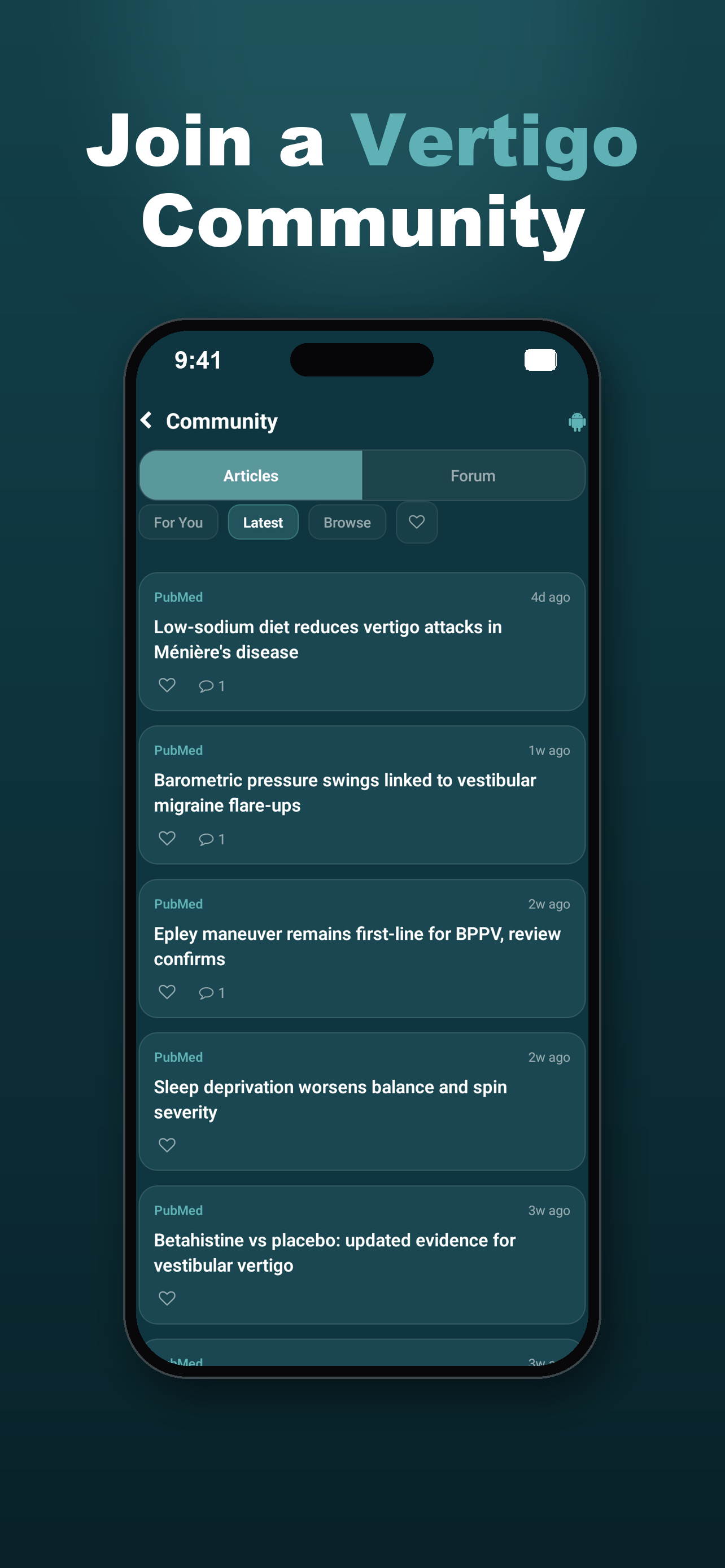 AI companions curate vestibular articles matched to you